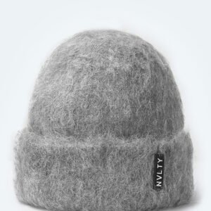 Mohair Beanie - Grey