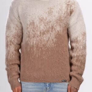 Mohair Gradient Sweater - Stone